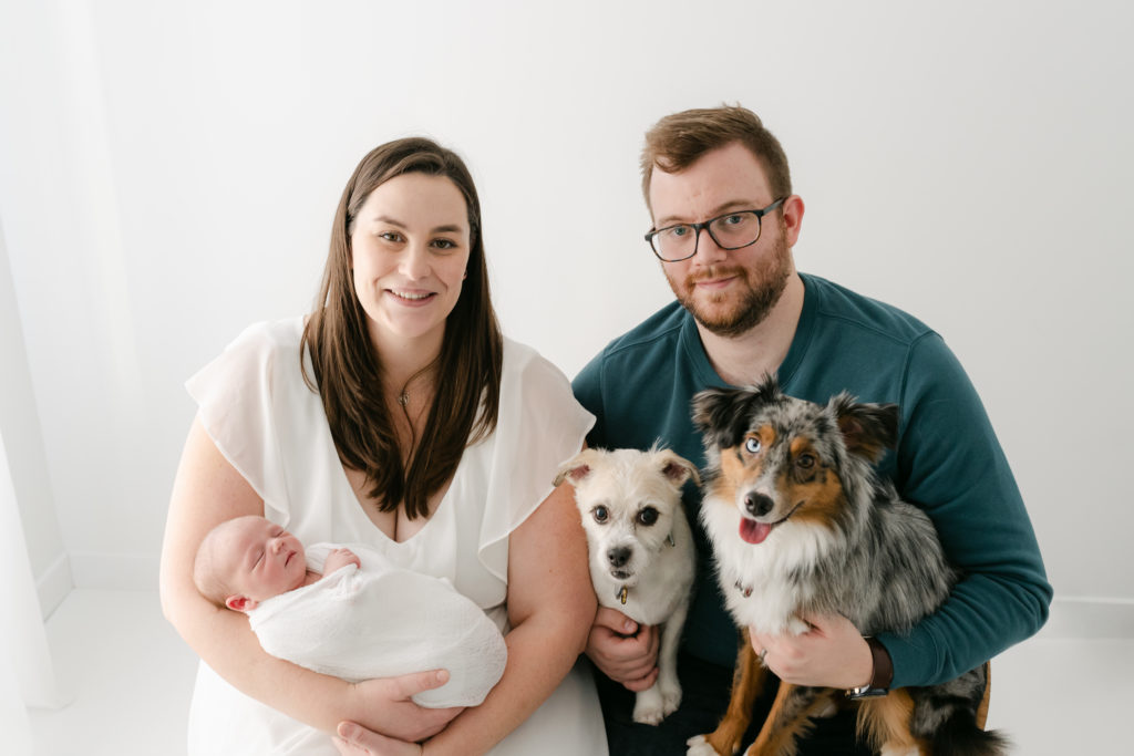 Newborn Photography with Pets